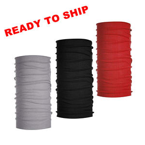 Diseño clásico Rojo Negro Blanco color sólido personalizado Paisley <span class=keywords><strong>Bandana</strong></span> sombreros upf50 tubo cuello sin costuras polaina en stock - Product Image 1