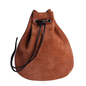 Cross-border retro wallet leather pouch drawstring gift <b>bag</b> jewelry storage <b>bag</b> creative portable <b>coin</b> and dice <b>bag</b> - Product Image 4