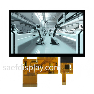 Écran tactile capacitif LCD à large <span class=keywords><strong>temp</strong></span>érature de 4.3 pouces, panneau IPS résolution 480x272, affichage industriel à interface RVB 24 bits - Product Image 3