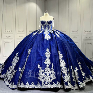 Vestidos de Quinceañera Azul Marino Lsmu155, Vestidos de XV Años, Moda de Quinceañera, Vestidos de Princesa, Vestidos de Gala Jancember - Product Image 3