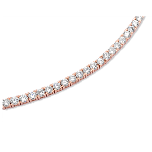 Collier chaîne tennis en or avec diamants de laboratoire, taille brillant rond, certifié IGI, bijoux de luxe, style unisexe - Product Image 2