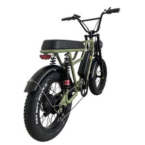 48V 500W <span class=keywords><strong>Specialized</strong></span> 20 "<span class=keywords><strong>Fat</strong></span> Tire Suspensión completa Bicicleta de carga eléctrica de largo alcance Bicicleta eléctrica de 20 pulgadas para la venta - Product Image 2