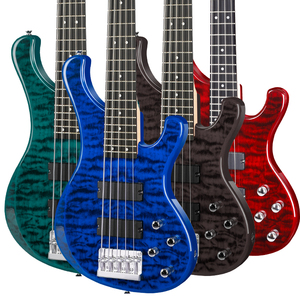 DB-120 Instrumentos de Cuerda, Bajo Eléctrico de 5 Cuerdas, Cuerpo Sólido de Okumen, Mástil de Arce, Pastillas Activas, Solo - Product Image 1