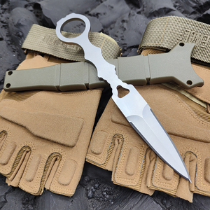 มีดดาบเหล็ก 4Cr13 สำหรับเอาตัวรอดกลางแจ้ง, มีดใบตายแบบฟูลแทงที่ดีที่สุดในโลก, มีดฉุกเฉินสำหรับปีนเขาและหั่นเนื้อ - Product Image 2