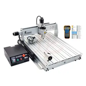 CNC wood router 8060 CNC engraving machine 4axis with limit switch for wood metal stone cutting 1500W with USB port engraver