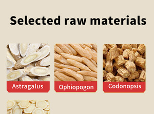 Expédition rapide, stock disponible, livraison rapide, OEM, <span class=keywords><strong>micro</strong></span>-organique, ginseng américain, codonopsis, thé aux quatre trésors, matériau réel, plein d'énergie - Product Image 5