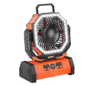 20000mAh Portable Outdoor Camping <b>Fans</b> <b>Remote</b> <b>Control</b> With LED Light Rechargeable Desk <b>Fan</b> - Product Image 1