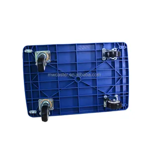 MW Trolley 200kg High Quality Blue Platform Plastic Foldable Hand Trolley