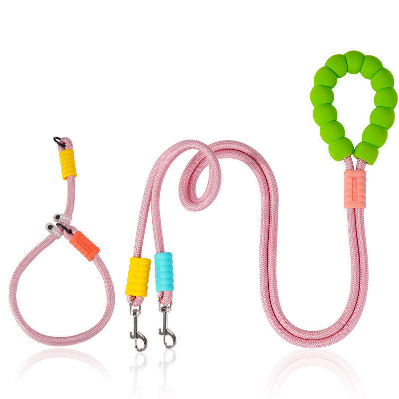 Pink traction rope + P chain