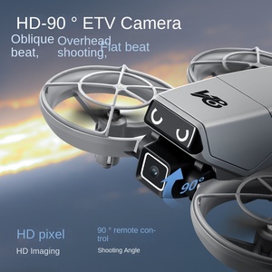 Drone V86 en gros avec positionnement par flux optique, évitement intelligent des obstacles, servo-commande et télécommande pliable - Product Image 3