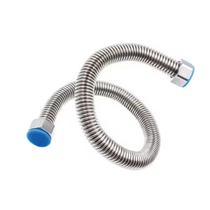 Tuyau ondulé en acier inoxydable 304, flexibles en métal pour chauffe-eau, entrée et sortie d'eau chaude et froide, plomberie - Product Image 2