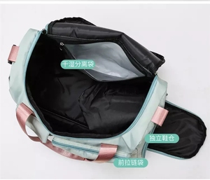 2022 Custom Luxury <strong>Hot</strong> Sale <strong>Pink</strong> Waterproof Polyester Shoulder Gym Women Duffle Sport Travel <strong>Bag</strong> - Product Image 6