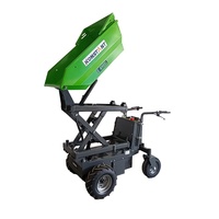 KONSTANT Dumper à pointe haute 500kg Mini roue de chargeur frontal hydraulique pour Offre Spéciale agricole Pompe de boîte de vitesses d'occasion