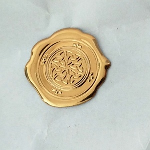 Tùy Chỉnh In Ấn Đầy Màu Sắc Nhôm Nhãn Sáp Con Dấu Cho Bao Bì Hộp Quà Tặng Phong Bì Dán Nước Hoa Sang Trọng Bao Bì Nhãn - Product Image 4