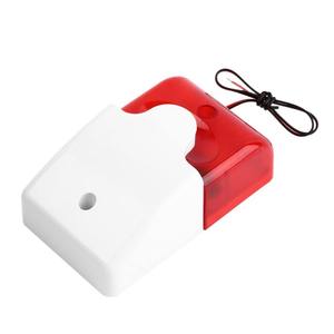 Kablolu Strobe Siren Alarmı Dayanıklı 220V Ses Yanıp Sönen Işık Taşınabilir ABS Wi-Fi/GSM Kablosuz Ev Güvenliği PIR Hareket Sensörü Su - Product Image 5