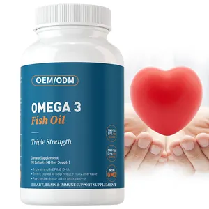 Best Selling Products 2023 OEM Private Label Support For Heart Brain Immune Support Supplement Omega 3 Fish Oil Softgel