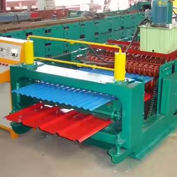 Africa Popular Hot Selling Corrugated Roofing Sheet Roof Panel Tile Press Rolling Forming Machine Cold Roll Forming Machine