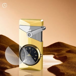 <span class=keywords><strong>Briquet</strong></span> <span class=keywords><strong>montre</strong></span> à quartz multifonctionnel, torche rechargeable à double flamme pour cigarettes - Product Image 6