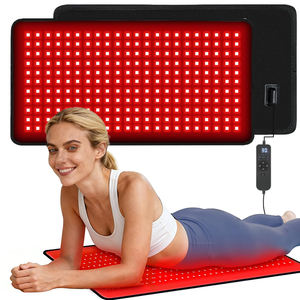 Matras Terapi Cahaya Merah untuk Tubuh & Pinggang 660nm & 850nm dengan Timer & Pengontrol Portabel 25x12.99 untuk Punggung, Perut, Lutut, Sendi, Otot - Product Image 1