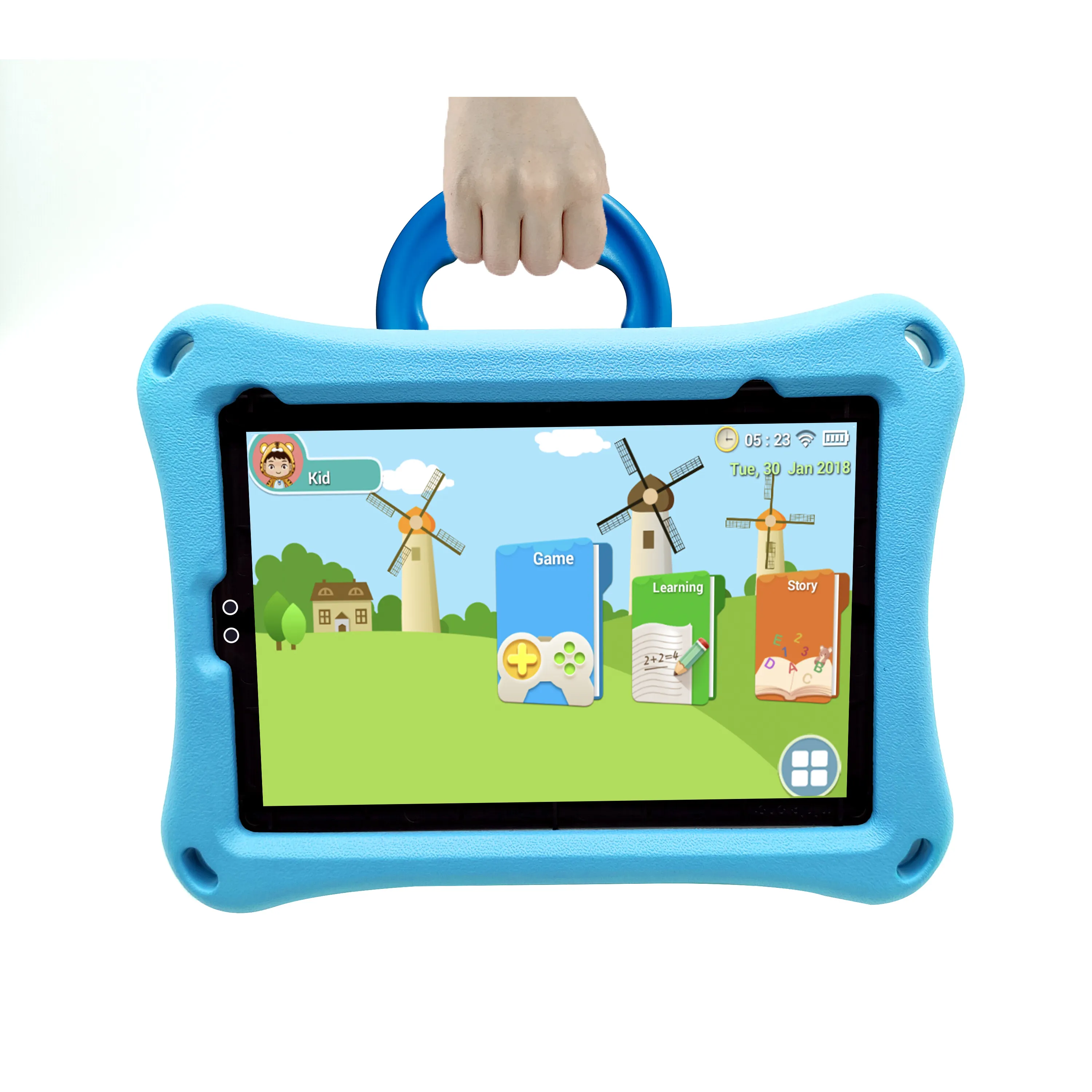 Ready To Ship Android 11.0 7 Inch Ips Screen 2Gb Ram 32Gb Rom Tablet Led Graphic Kid Play Wholesale Kids Tablet