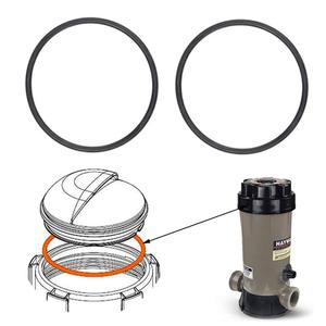 Joints toriques pour bouchons de chlorinateur Hayward Clx200k, lot de 2, accessoire de piscine en caoutchouc compatible avec l'eau salée - Product Image 2