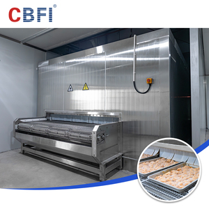 Seafood Automatic Quick Freezing Equipment Tunnel Type Machine for Small Yellow <strong>Croaker</strong> Cod Sea Cucumber Locks Freshness - Product Image 1