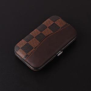 Professionnel 7 pièces Mini Logo personnalisé boîte en polyuréthane ensemble <span class=keywords><strong>de</strong></span> manucure cadeau en acier inoxydable voyage coupe-ongles manucure et pédicure ensemble - Product Image 6