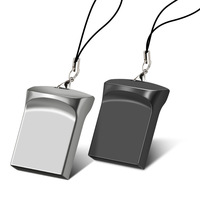 Clé USB mini LOGO moins chère en usine, 4 Go, 8 Go, 16 Go, 32 Go, 64 Go, clé USB en métal 2.0, clé USB personnalisée, clé USB