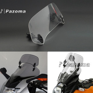 Moto Extension Tour Wind Screen Spoiler deflettore del flusso d'aria regolabile parabrezza per Honda <span class=keywords><strong>BMW</strong></span> <span class=keywords><strong>F800</strong></span> R1200GS KAWASAK - Product Image 2