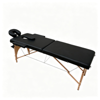Table de massage pliante en bois multi-tailles portable transfrontalière pour physiothérapie et esthétique – Vente en gros usine