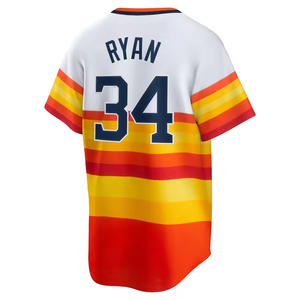 Camiseta de Béisbol Estadounidense de los Astros de Houston Bordada al por Mayor # 27 José Altuve # 44 Yordan Álvarez # 34 Ropa de Softbol Nolan Ryan - Product Image 2