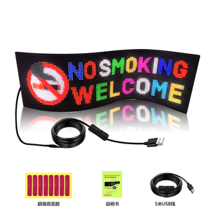 RGB <span class=keywords><strong>LED</strong></span> Màn Hình Đăng Có Thể Gập Lại Di Chuyển Tin Nhắn Bảng Hiển Thị Cho Xe Phía Sau Cửa Sổ Linh Hoạt Mềm <span class=keywords><strong>LED</strong></span> Bảng Điều Chỉnh Cho Sân Bay Tàu Điện Ngầm - Product Image 5