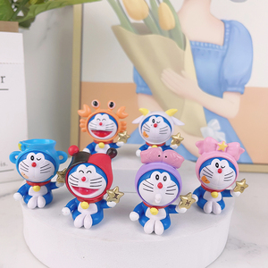 12ชิ้น/เซ็ตตุ๊กตาของเล่นการ์ตูนขุนนางขุนนางไขมันสีฟ้าหุ่นอะนิเมะตัวเลขกลุ่มดาวโดราเอมอนสำหรับเป็นของขวัญ - Product Image 2