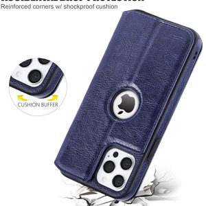 Étui de téléphone <span class=keywords><strong>en</strong></span> <span class=keywords><strong>cuir</strong></span> PU de luxe antichoc avec fonction porte-cartes <span class=keywords><strong>pour</strong></span> 15 Pro Max - Product Image 3
