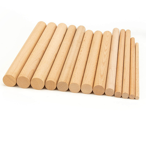 YUESHEN Varilla Redonda <span class=keywords><strong>de</strong></span> Madera <span class=keywords><strong>de</strong></span> Haya Sólida Personalizada, Poste para Ropa, Varilla <span class=keywords><strong>de</strong></span> Yoga, Piezas Mecanizadas por CNC - Product Image 1