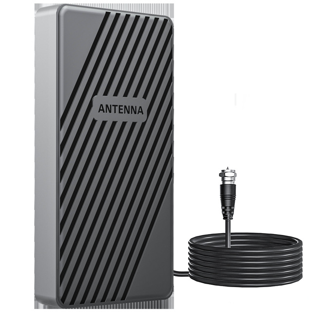 Support 4K 1080p VHF UHF DVB-T Smart TV Antenna Indoor HDTV Antenna 1200 Miles with an Amplifier