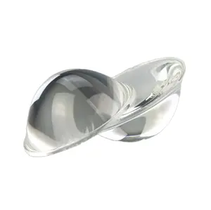 平凸非球面直径12.9毫米透镜与焦距14毫米光学玻璃导光柱凸透镜加工