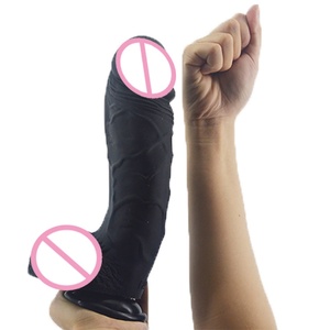 FAAK-G124 Dildo Enorme y Grueso de 24 cm con Ventosa, Pene de Goma Realista, Juguete Sexual para Mujer, Masturbación Anal - Product Image 1