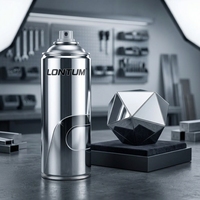 Peinture en aérosol effet chrome miroir LONTUM pour jantes chromées
