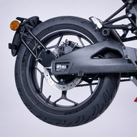 5000W Electric Sportbike Motorcycle 72V Mid Drive Chain ABS Red Racing E-Moto Gold Inverted Fork Dual Disc Adult