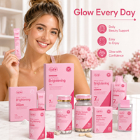 Capsules, Gommes, Liquides, Bandes Orales, Poudres, Gelées, Comprimés à Croquer de Glutathion pour l'Éclaircissement de la Peau et Anti-Âge, Marque Privée Personnalisée