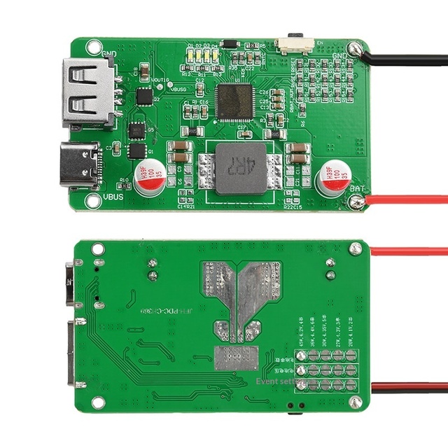 2-6S Lithium Battery Protection Motherboard 45W Full Protocol Bidirectional Fast Charging Mobile Power Module