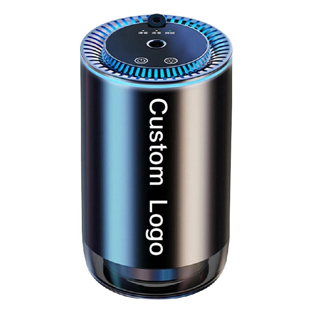 Ultrasonic Car Air Freshener USB Rechargeable Portable Aromatherapy Diffuser with Ambient Light