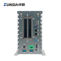 OEM Intel Core I3 i5 i7 6500U VGA/LVDS/EDP sin ventilador Industrial ordenador de control integrado X86 2 Lan DDR4 aluminio Mini Itx PC caso