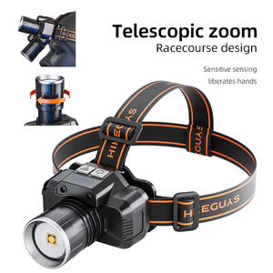 مصباح رأس LED من هايك جايز مع إضاءة استشعار الحركة، 5 أوضاع قابلة للتعديل بما في ذلك الوميض الأحمر للمشي والجري وحالات الطوارئ المنزلية - Product Image 1