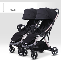 Twins Poussette Léger Voyage Convivial Ultra Compact & Pliable-Convient dans la cabine de l'avion et les frais généraux-pour les tout-petits