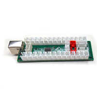 XINWA CR-A Pengontrol Joystick Pertarungan Dua Pemain Tanpa Delay USB Board Plastik+Logam PC/Android Arcade Stick DIY 3.7-5V Berkabel