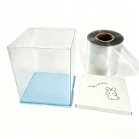 Film plastique PET anti-buée de qualité alimentaire en rouleau, feuille APET haute barrière, épaisseur 3 mil, pour thermoformage de fruits frais, légumes et viandes