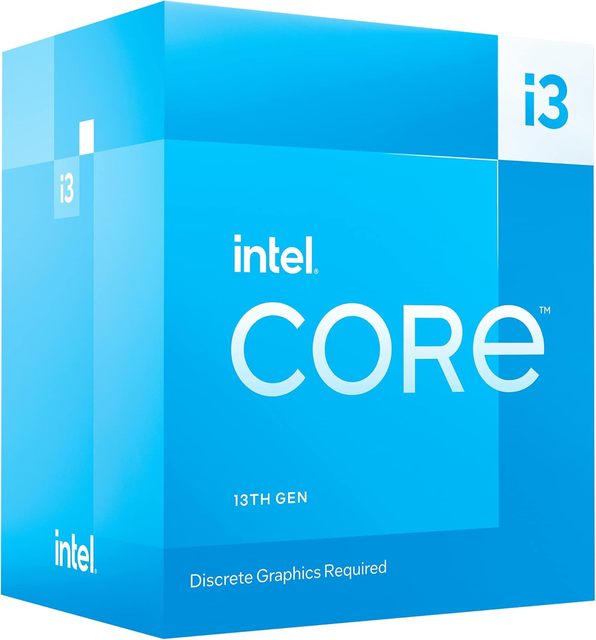 For Core I3-13100F Desktop Processor 4 P-Cores and 0 E-Cores 12MB up to 4.5 GHz BX8071513100F New Product BULK PACK Core I