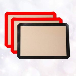 Factory Direct Sales Wholesale Eco-Friendly Disposable <b>Silicone</b> Cookie <b>Baking</b> Mat Liners 30x21cm 0.70mm Thick Non-Stick - Product Image 3